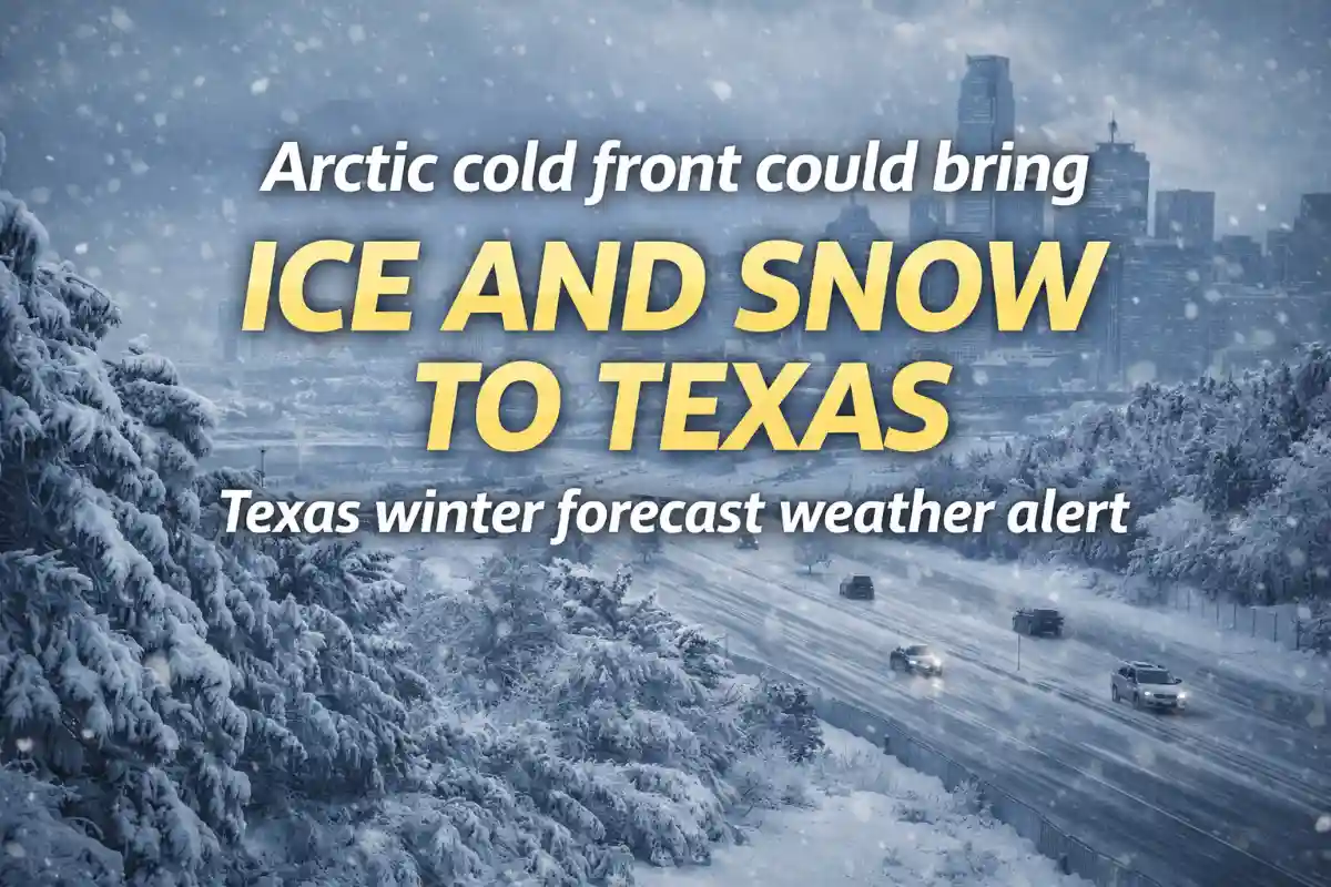 Arctic cold front could bring ice and snow to Texas,Texas winter forecast weather alert