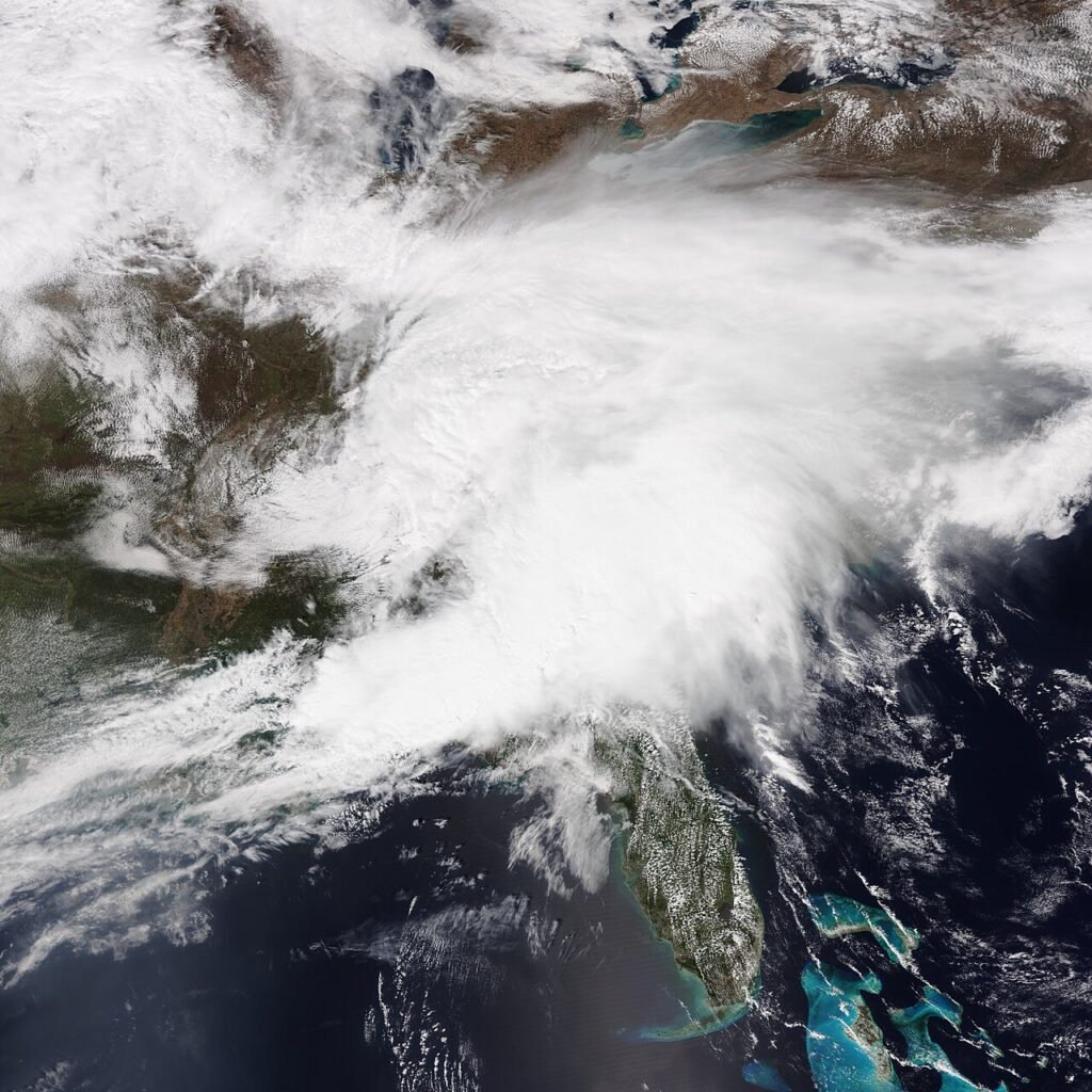 What Is a Thunderstorm? Satellite image of a severe weather system